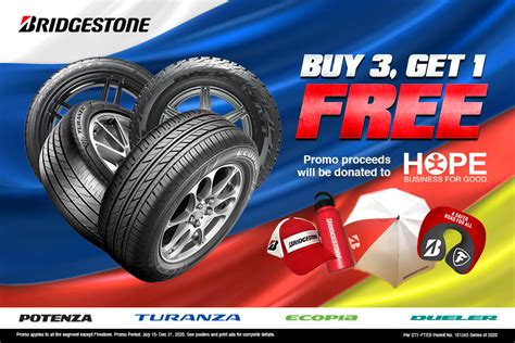 bridgestone tires sales promotion